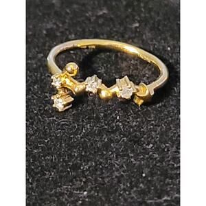 Sterling silver Cubic Zirconia Ring 6.25